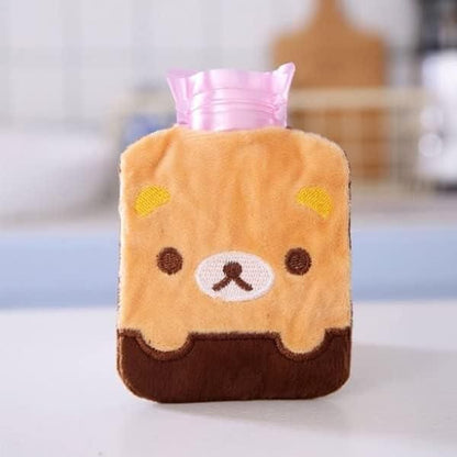 Small Hot Water Rubber Bottle Bag for Pain Relief Therapy