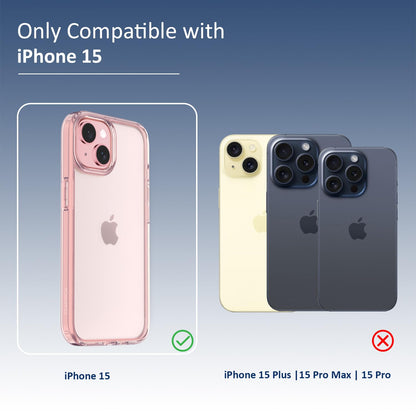 Back Cover for iPhone 13 Case (Scratch Proof | TPU + Tough Polycarbonate Back I 6 ft Drop Protection Tested I Black - Transparent I No Yellowing)