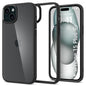 Back Cover for iPhone 13 Case (Scratch Proof | TPU + Tough Polycarbonate Back I 6 ft Drop Protection Tested I Black - Transparent I No Yellowing)