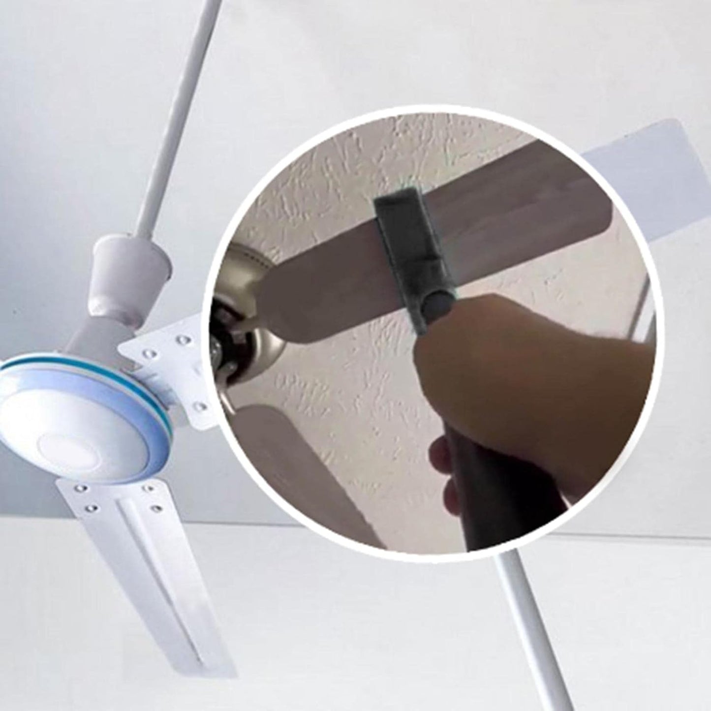 CLUB BOLLYWOOD® Ceiling Fan Cleaning Vacuum Attachment Cleaning`Brush for Living Room Office Black | Household Supplies & Cleaning | Vacuum Parts & Accessories|1 Ceiling Fan Vacuum Attachment