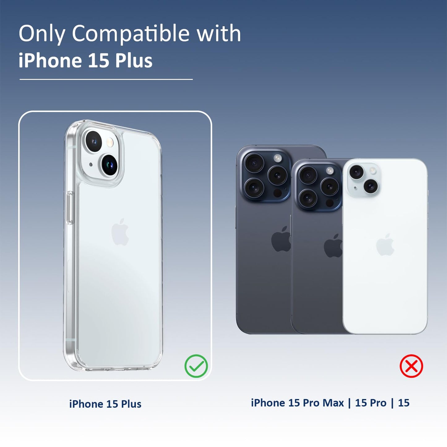 Back Cover for iPhone 13 Case (Scratch Proof | TPU + Tough Polycarbonate Back I 6 ft Drop Protection Tested I Black - Transparent I No Yellowing)